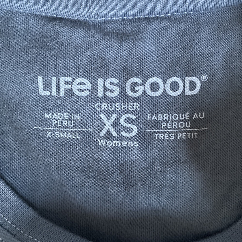 Life Is Good Playmaker University T-Shirt Women's XS New With Tags - Picture 6 of 10